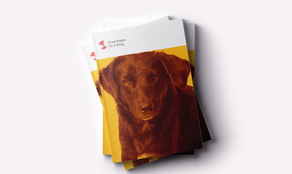 Give Hope to a Dog, 宠物志愿者机构品牌VI, 动物援助非营利组织品牌VI设计,宠物店品牌VI设计