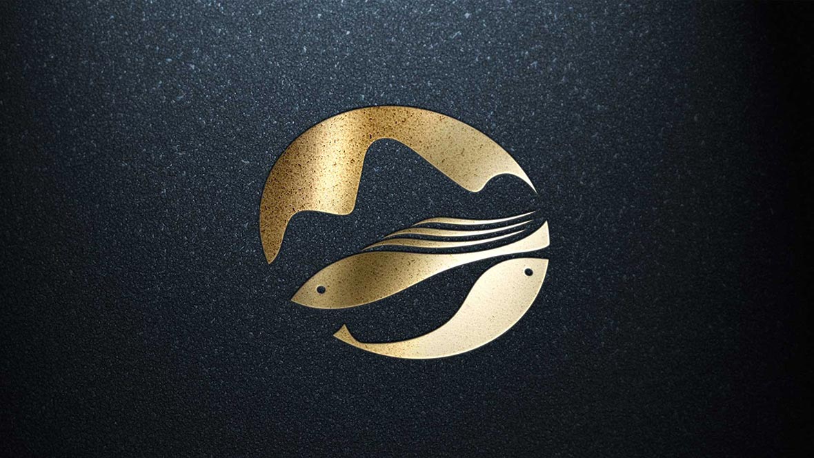 金山田园,康养logo设计